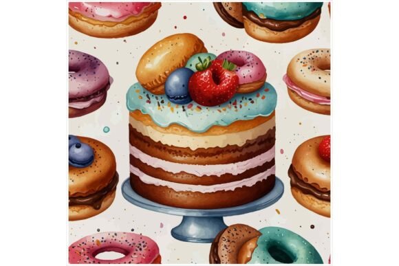 Download Cake Illustrations SVG Background - Premium Resources
