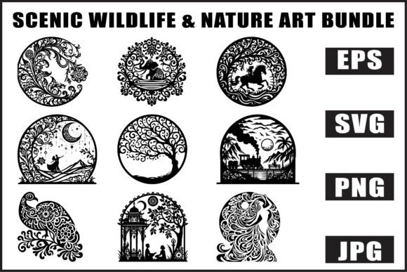 Download Enchanted Wildlife Vector Bundle - Vector bundle Collection