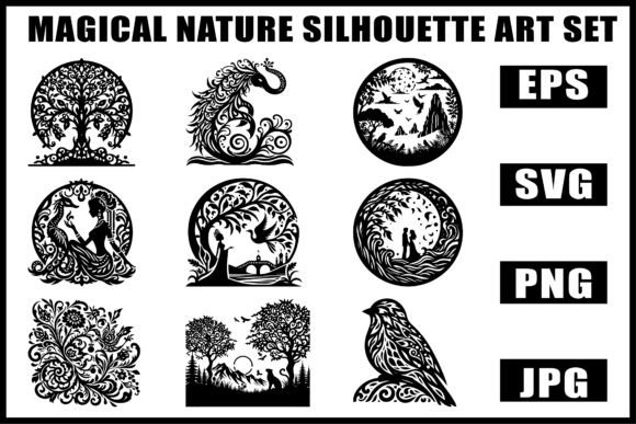 Download Black Wildlife Vector Bundle - Vector bundle Collection