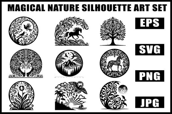 Download Black Wildlife Vector Bundle - Vector bundle Collection