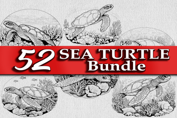 Download Sea Turtle Vector Bundle SVG PNG EPS DXF - Premium Resources