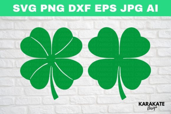 Download 2 Piece 4 Leaf Good Luck Clover - Luck Collection