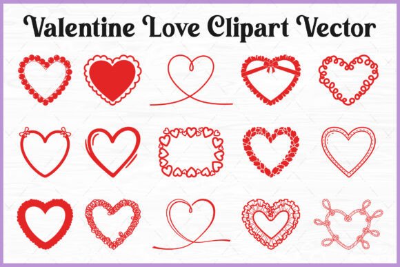 Download Valentine Heart Love PNG Vector Bundle - Vector bundle Collection
