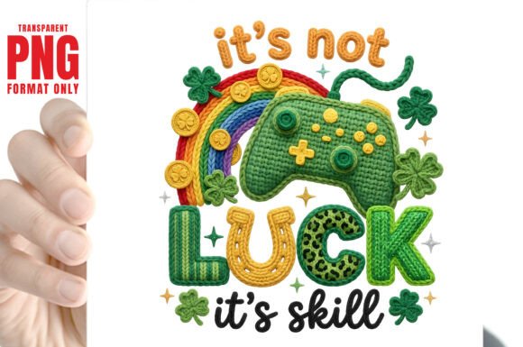 Download It's Not Luck It's Skill Faux Yarn PNG - Luck Collection