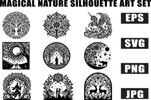 Download Enchanted Wildlife Vector Bundle - Vector bundle Collection