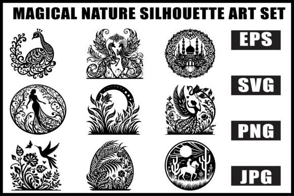 Download Enchanted Wildlife Vector Bundle - Vector bundle Collection